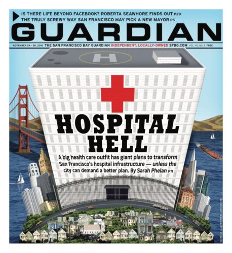 2010 The San Francisco Bay Guardian Magazine Cover
